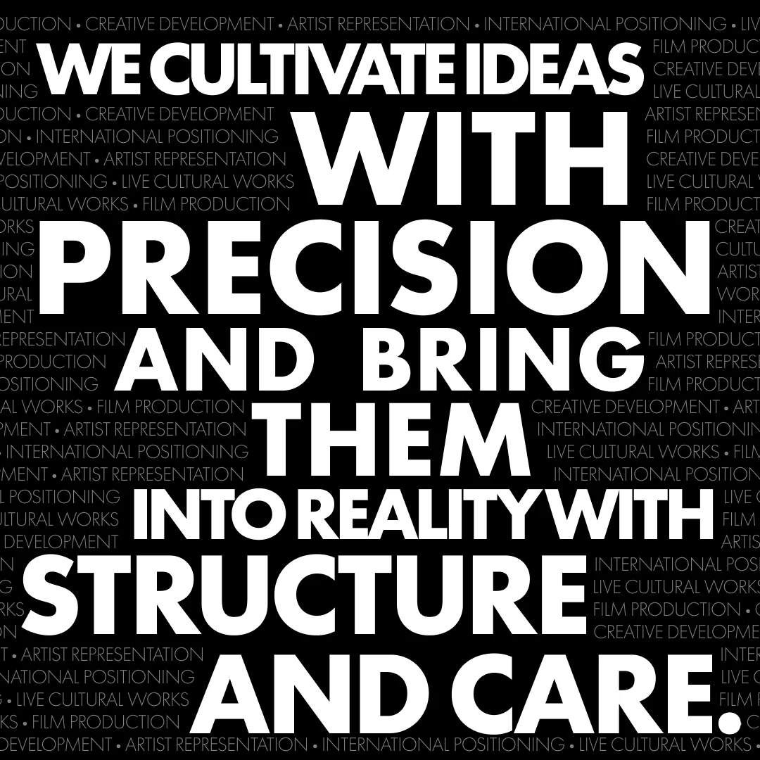 We cultivate ideas with precision and bring them into reality with structure and care.